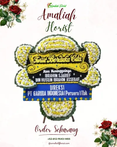 Papan Bunga Duka di Badran